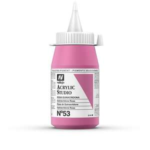 Vallejo Studio Akrilik Boya 500Ml Seri 1 53 Quinacridone Rose - 3