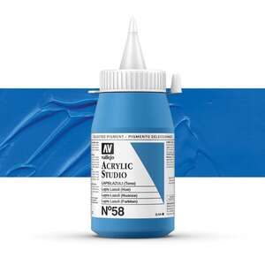Vallejo Studio Akrilik Boya 500Ml Seri 1 58 Lapis Lazuli Hue - Vallejo
