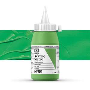 Vallejo Studio Akrilik Boya 500Ml Seri 1 59 Light Green - Vallejo