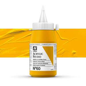 Vallejo Studio Akrilik Boya 500Ml Seri 1 60 Cadmium Yellow Hue - 1