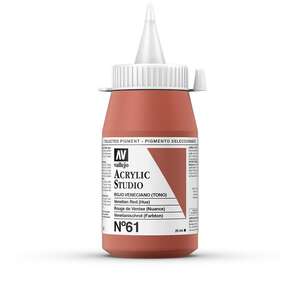 Vallejo Studio Akrilik Boya 500Ml Seri 1 61 Venetian Red Hue - 3