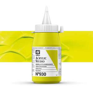 Vallejo Studio Akrilik Boya 500Ml Seri 2 930 Yellow Fluorescent - Vallejo