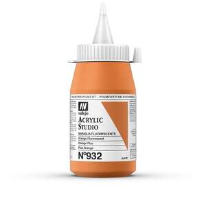 Vallejo Studio Akrilik Boya 500Ml Seri 2 932 Orange Flourescent - 3