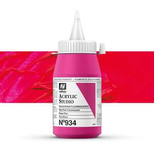 Vallejo Studio Akrilik Boya 500Ml Seri 2 934 Red Pink Fluorescent - Thumbnail