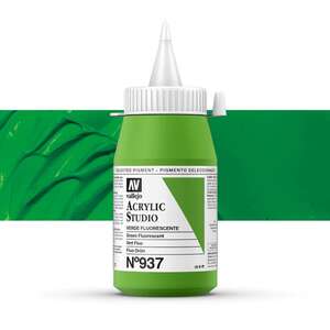 Vallejo Studio Akrilik Boya 500Ml Seri 2 937 Green Fluorescent - Vallejo