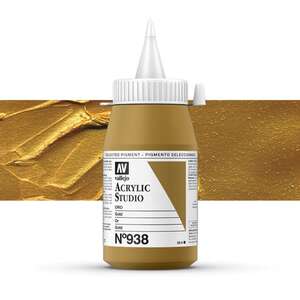 Vallejo Studio Akrilik Boya 500Ml Seri 2 938 Gold - Vallejo