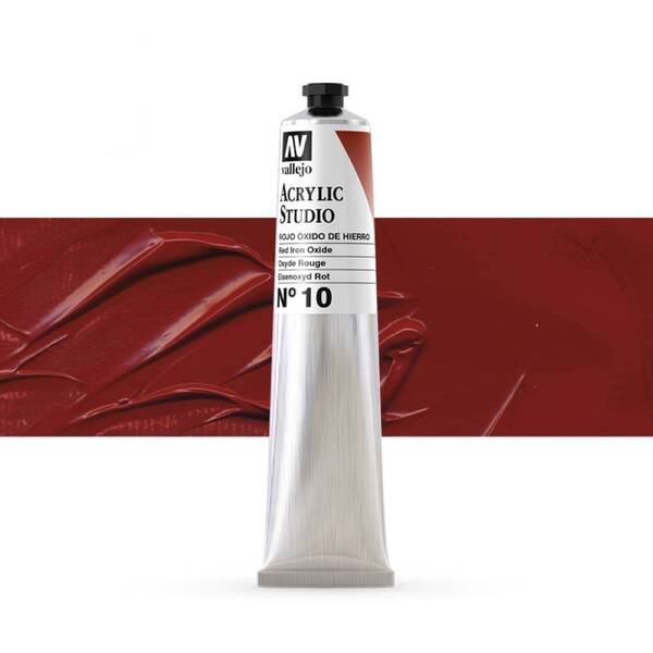 Vallejo Studio Akrilik Boya 58Ml Seri 1 10 Red Iron Oxide - 1