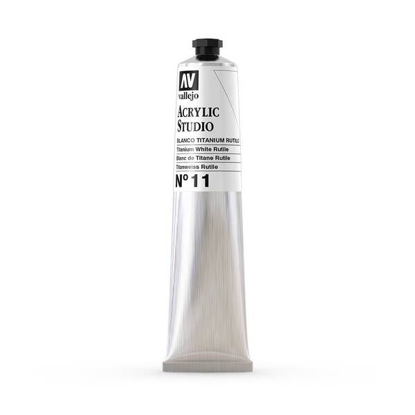 Vallejo Studio Akrilik Boya 58Ml Seri 1 11 Titanium White - 3