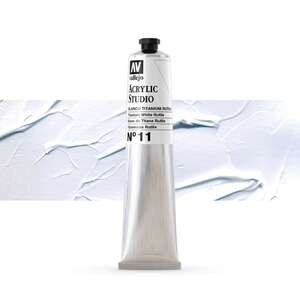 Vallejo Studio Akrilik Boya 58Ml Seri 1 11 Titanium White - 1