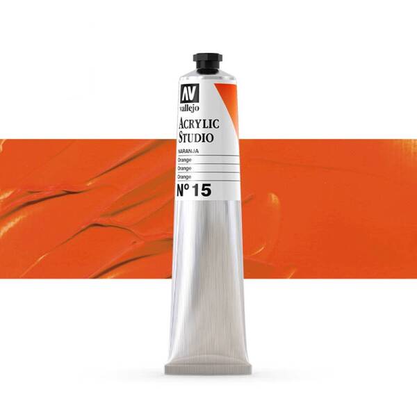 Vallejo Studio Akrilik Boya 58Ml Seri 1 15 Orange - 1