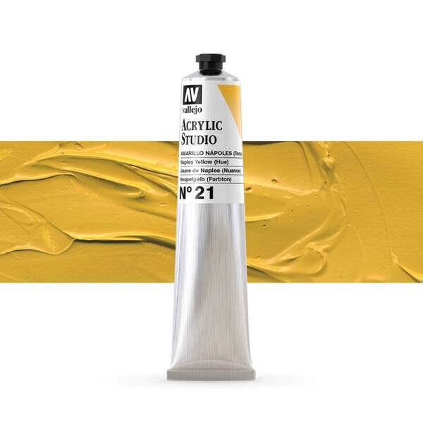 Vallejo Studio Akrilik Boya 58Ml Seri 1 21 Naples Yellow Hue - 1