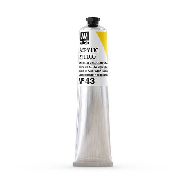 Vallejo Studio Akrilik Boya 58Ml Seri 1 43 Cadmium Yellow Light Hue - 3