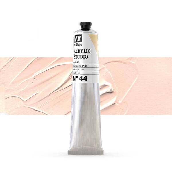 Vallejo Studio Akrilik Boya 58Ml Seri 1 44 Carnation Pink - 1