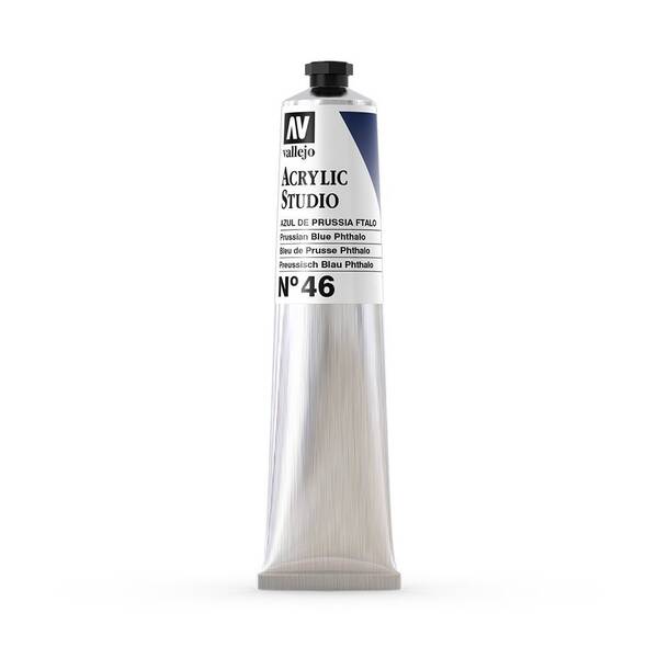 Vallejo Studio Akrilik Boya 58Ml Seri 1 46 Prussian Blue Phthalo - 3