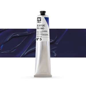 Vallejo Studio Akrilik Boya 58Ml Seri 1 5 Phthalo Blue - 1
