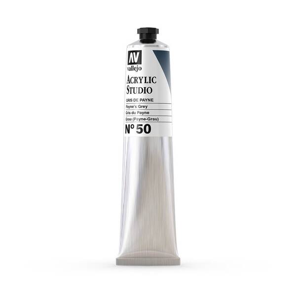 Vallejo Studio Akrilik Boya 58Ml Seri 1 50 Payne's Grey - 3