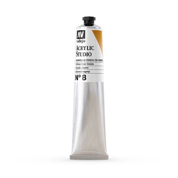 Vallejo Studio Akrilik Boya 58Ml Seri 1 8 Yellow Iron Oxide - 3