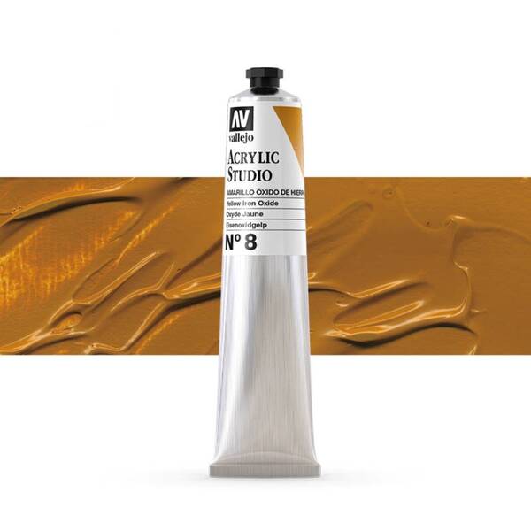 Vallejo Studio Akrilik Boya 58Ml Seri 1 8 Yellow Iron Oxide - 1