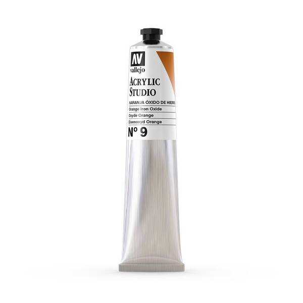 Vallejo Studio Akrilik Boya 58Ml Seri 1 9 Orange Iron Oxide - 3