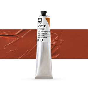 Vallejo Studio Akrilik Boya 58Ml Seri 1 9 Orange Iron Oxide - 1