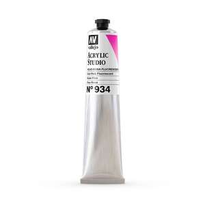 Vallejo Studio Akrilik Boya 58Ml Seri 2 934 Red Pink Fluorescent - 3