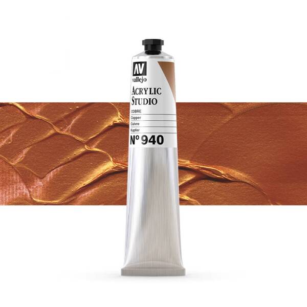 Vallejo Studio Akrilik Boya 58Ml Seri 2 940 Copper - 1