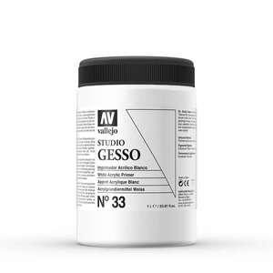 Vallejo Studio White Gesso No:33 5 Lt. - Vallejo