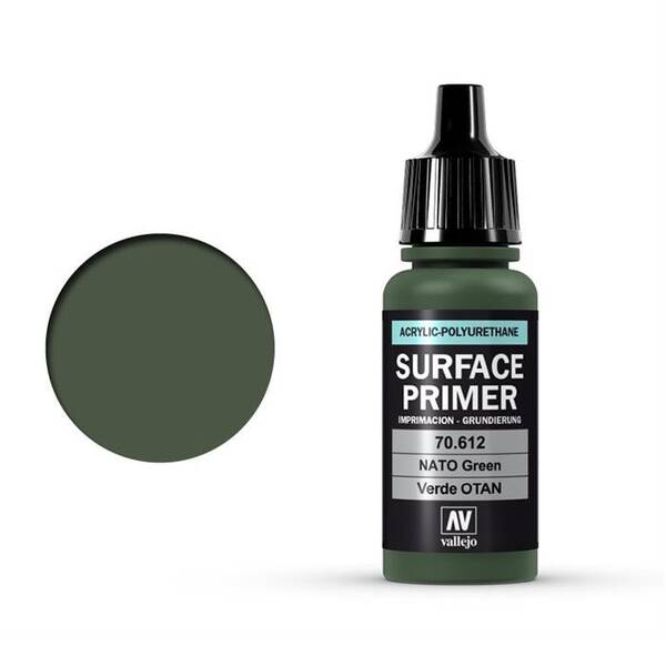 Vallejo Surface Primer 17Ml 70.612 Nato Green