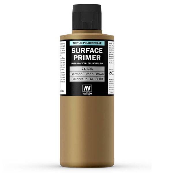 Vallejo Surface Primer 200Ml German Green Brown 74.606 - 1