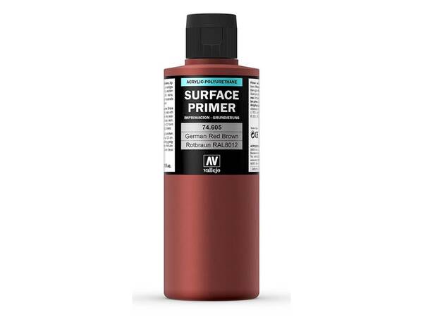 Vallejo Surface Primer 200Ml German Red Brown 74.605 - 1