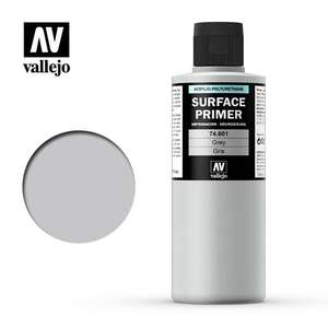 Vallejo - Vallejo Surface Primer 200Ml Grey 74.601