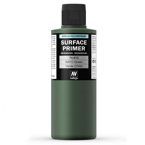 Vallejo Surface Primer 200Ml Nato Green 74.612 - 1