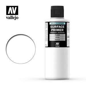 Vallejo - Vallejo Surface Primer 200Ml White 74.600