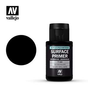 Vallejo - Vallejo Surface Primer 32Ml 77.660 Gloss Black