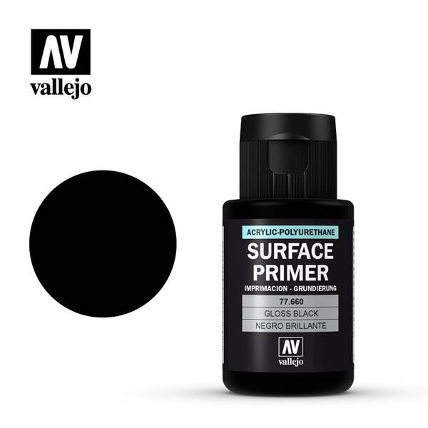 Vallejo Surface Primer 32Ml 77.660 Gloss Black