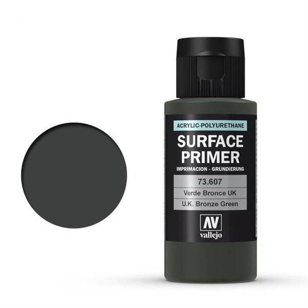 Vallejo Surface Primer 60Ml UK Bronze Green 73.607 - 1