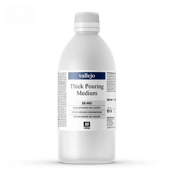 Vallejo Thick Pouring Medium 500ML Pouring Medium 28.465 - 1