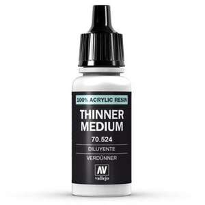 Vallejo Thinner Medium 17 Ml 70.524 - Vallejo