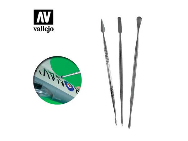 Vallejo Tools: Steinless Stell Carvers X3 T02002 - 1