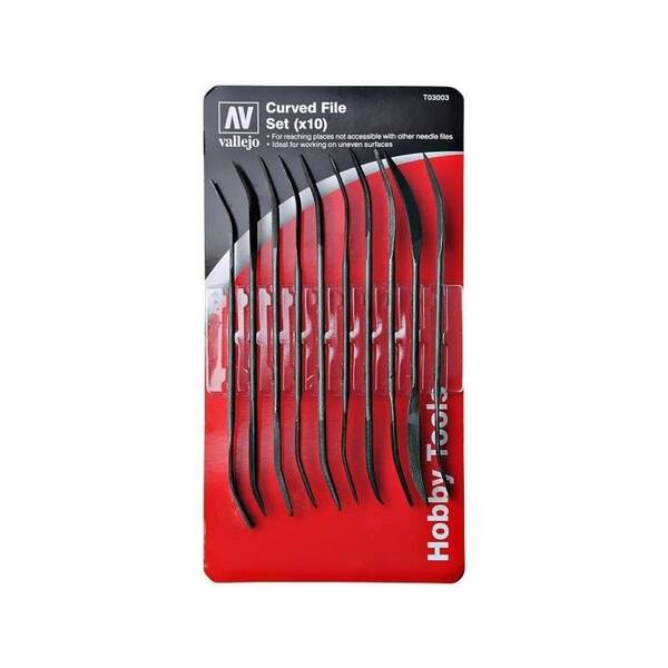 Vallejo Tools:Curved File Set (X10) T03003 - 1