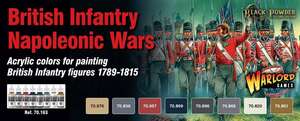 Vallejo Wargames Set British Infantry Napoleonic Wars (8) 70.163 - Vallejo