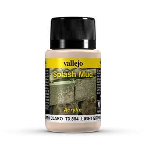 Vallejo Weathering Effects 40Ml 73.804 S1 Wet Light Brown Splash Mud - Thumbnail