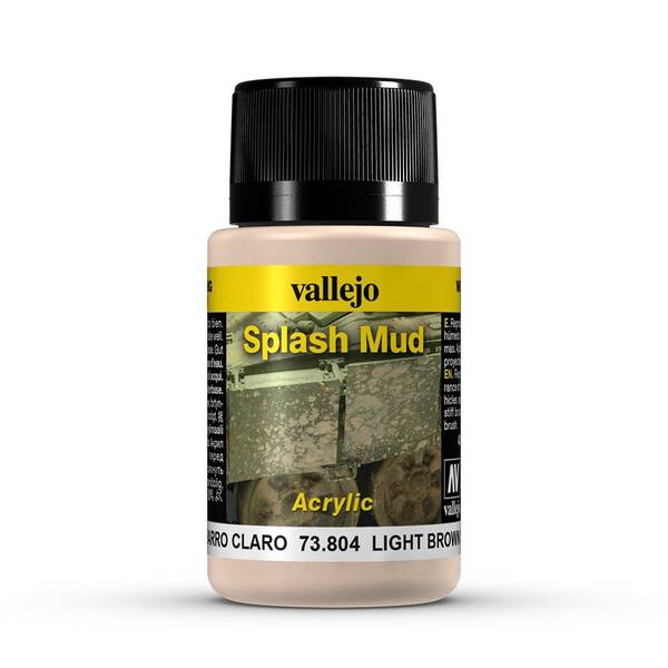 Vallejo Weathering Effects 40Ml 73.804 S1 Wet Light Brown Splash Mud