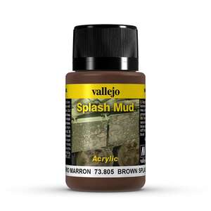 Vallejo Weathering Effects 40Ml 73.805 S1 Wet Brown Splash Mud - Thumbnail