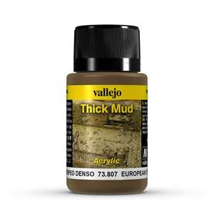 Vallejo Weathering Effects 40Ml 73.807 S1 European Thick Mud - Thumbnail