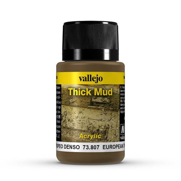 Vallejo Weathering Effects 40Ml 73.807 S1 European Thick Mud