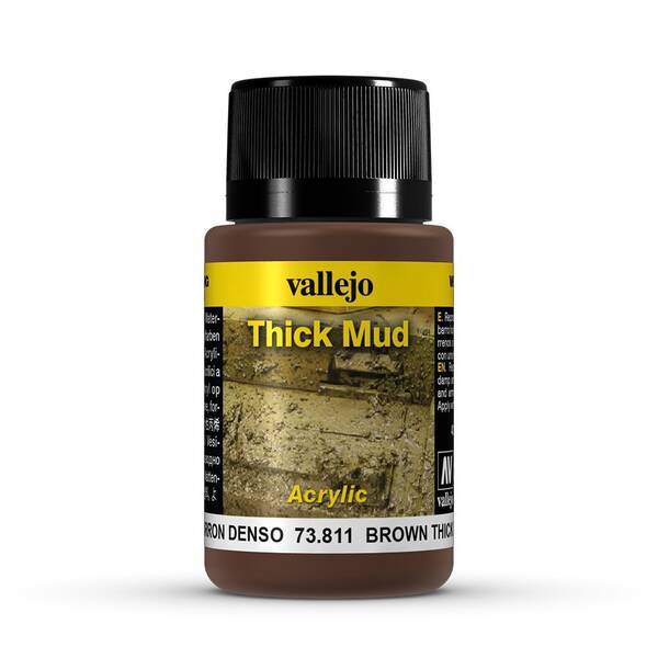 Vallejo Weathering Effects 40Ml 73.811 S1 Brown Thick Mud