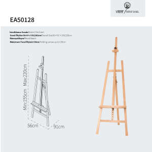 Vincent Artist Şövale EA50128 Tilia/Ihlamur - 3