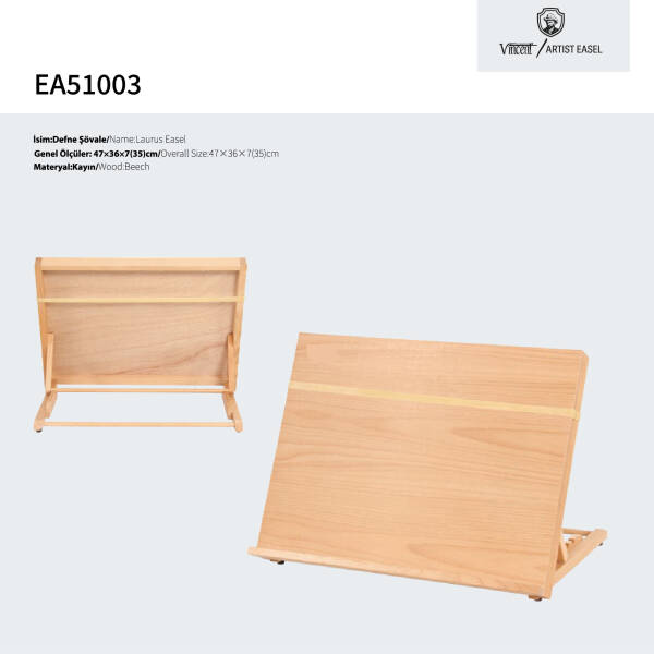 Vincent Artist Şövale Masaüstü EA51003 Laurus/Defne - 3
