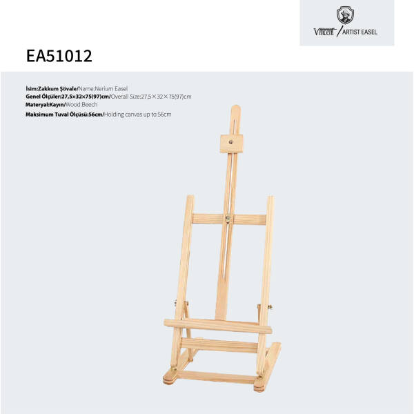 Vincent Artist Şövale EA51012 Nerium/Zakkum - 3